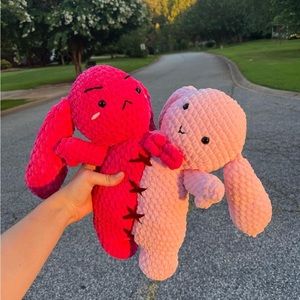 Two faced Bunny crotchet plush!